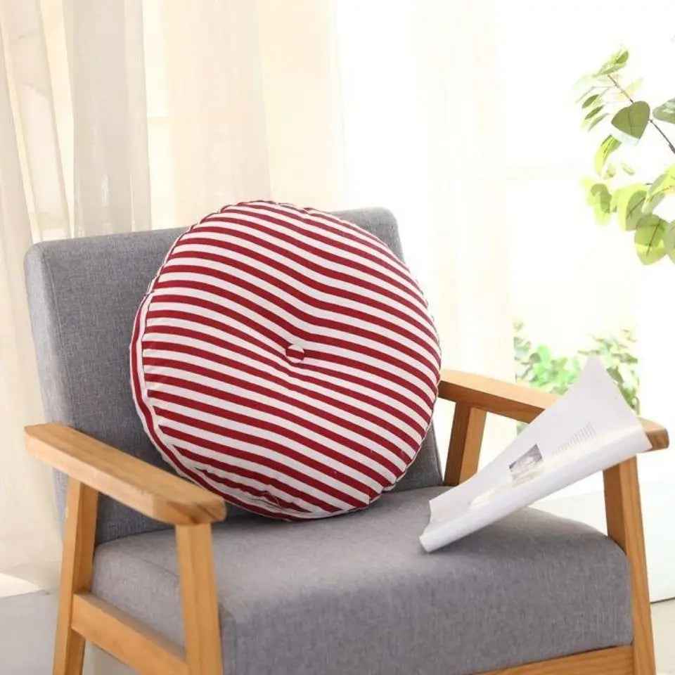 Coussin de Méditation Zafu en Lin Naturel — Posture & Confort