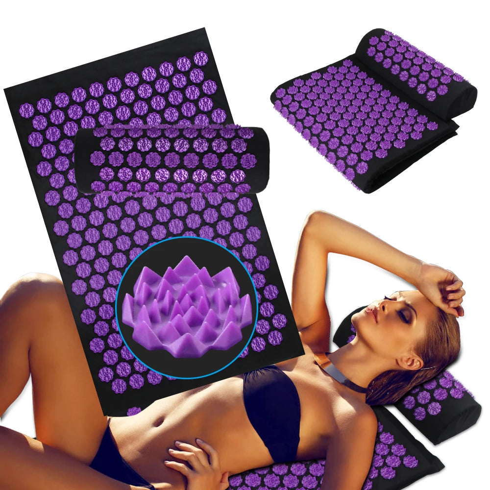 Tapis d'Acupression — Détente du Dos, Anti-Stress & Sommeil