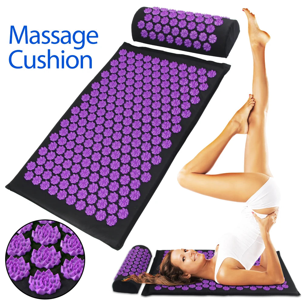 Tapis d'Acupression — Détente du Dos, Anti-Stress & Sommeil