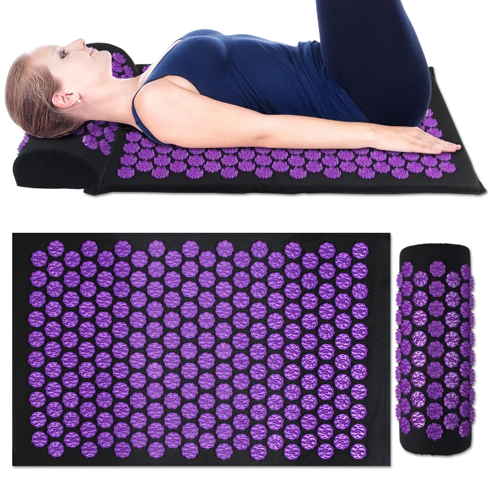 Tapis d'Acupression — Détente du Dos, Anti-Stress & Sommeil